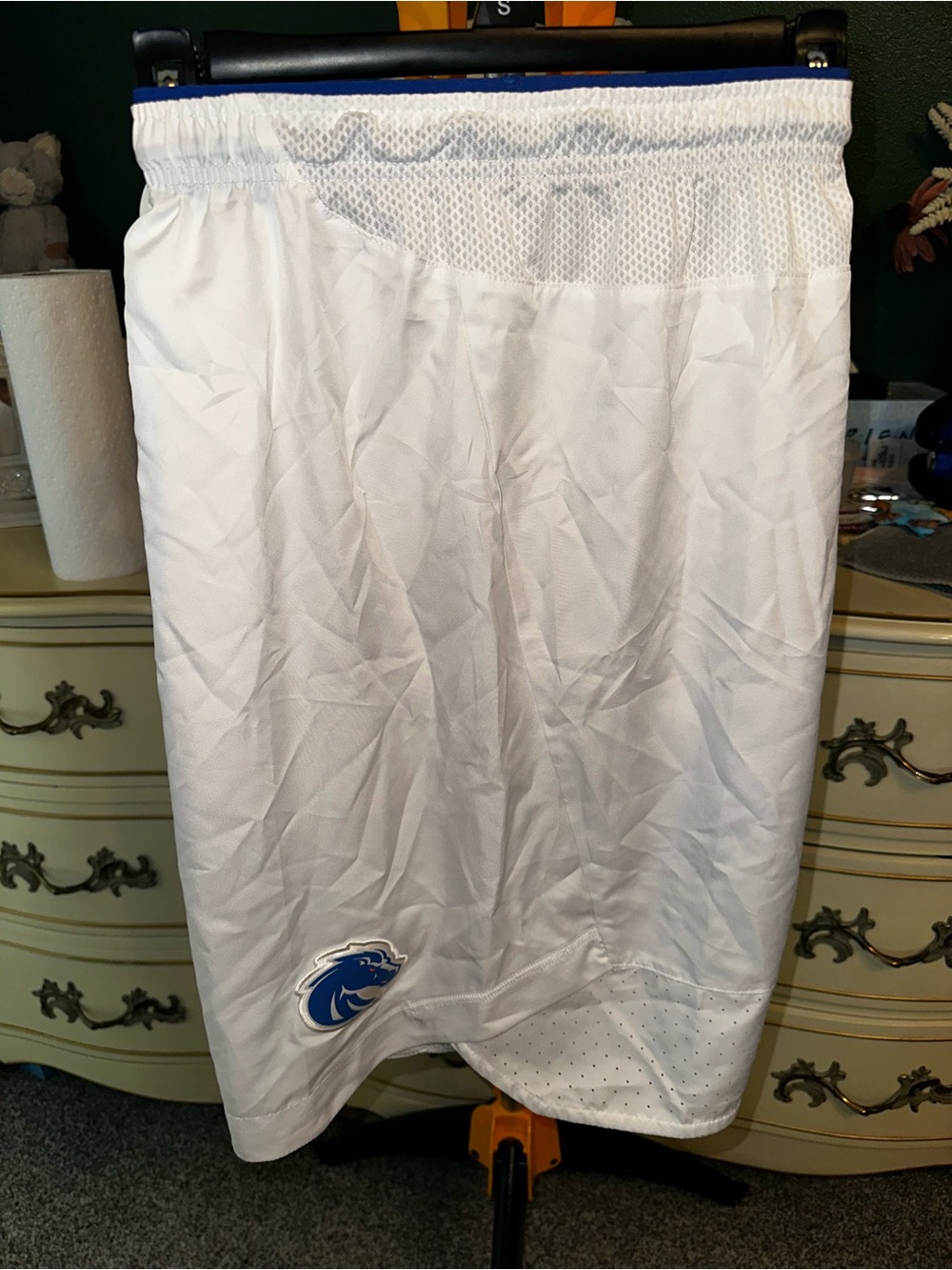 Boise State Nike Men's White Athletic Shorts XL